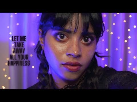 ASMR Wednesday Addams Plucks Your Positivity & Fills You with Woes | Roleplay, Personal Attention