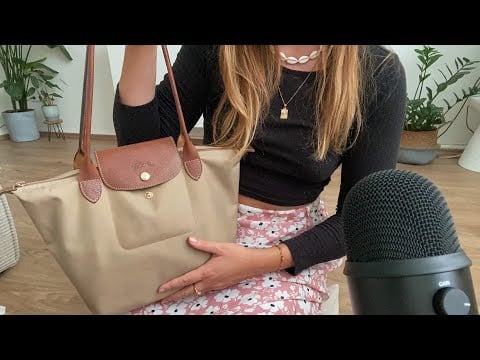 ASMR ✨ - what’s in my bag ? | normal speed and natural sounds