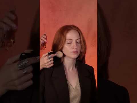 ASMR clothes adjusting soft spoken and lint rolling for perfectly styled outfits ✨