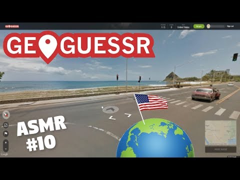 [ASMR] Let's Play Geoguessr - #10 (Binaural, Ear-to-Ear)