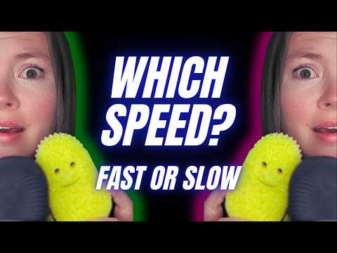 your sponge can't decide what speed to use (asmr)