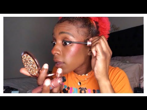 ASMR Chit Chat GRWM for Date Night 💄❤️ (soft speaking, tapping sounds, etc.)