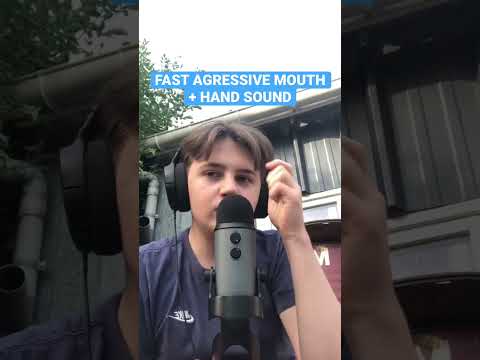 FAST MOUTH + HAND SOUND ASMR (en extérieur) ☀️