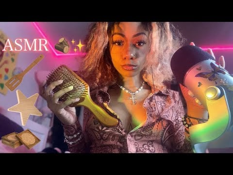 ASMR Tapping On Wooden Items 🪵✨