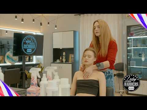 ASMR Neck and Shoulders Massage by Barber Lady Marta