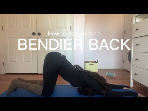 Stretching for a BENDIER back (asmr, soft spoken)