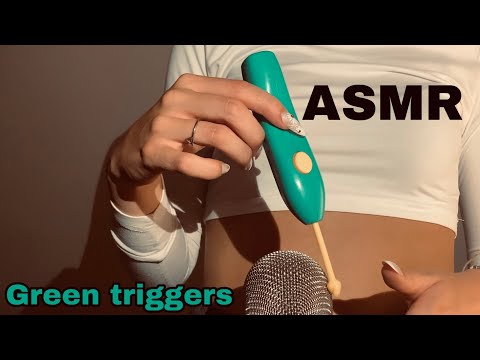 ASMR 50+ green triggers💚