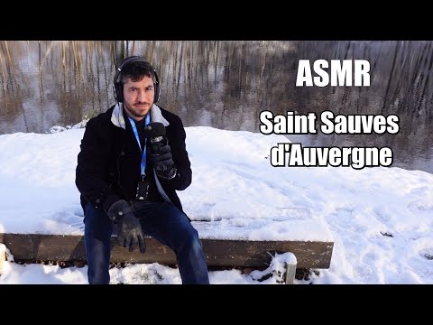 Faire un ASMR dans la NEIGE de Saint Sauves d'Auvergne