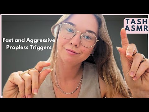 ASMR Fast & Aggressive Propless Triggers (personal attention)