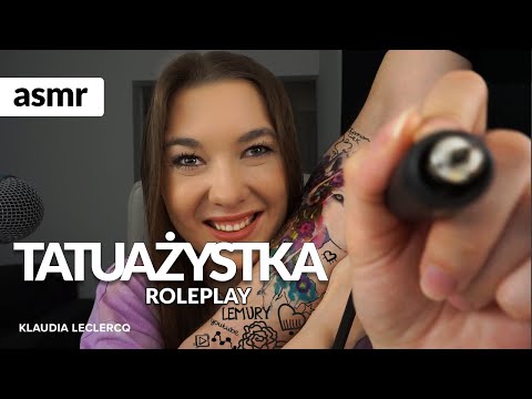 ASMR po polsku TATUAŻYSTA! ROLEPLAY