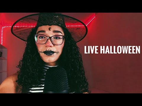 🔴LIVE DE HALLOWEEN ASMR