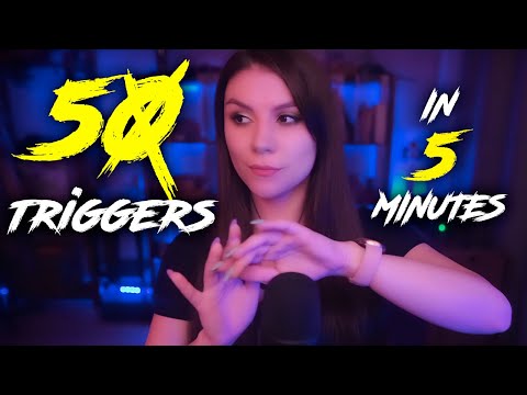 ASMR 50 TRIGGERS IN 5 MINUTES 💎Fifine K690 Mic Test