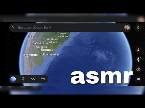 asmr EXPLORAMOS EL MUNDO + MOUTH SOUNDS (visitamos lugares con Google Earth)