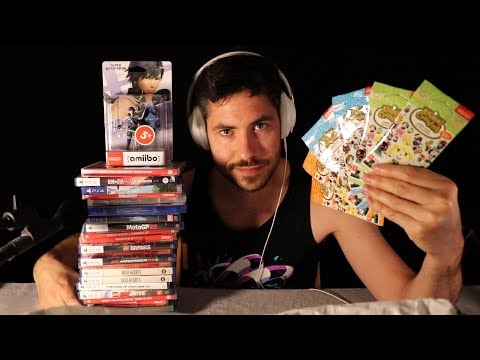 ASMR avec mes SOLDES JEUX VIDEO