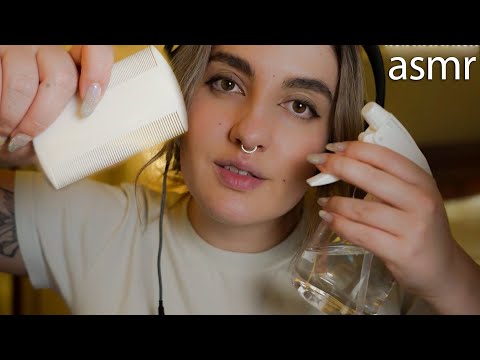 asmr DUERME mientras te saco los piojos! ASMR para DORMIR en minutos