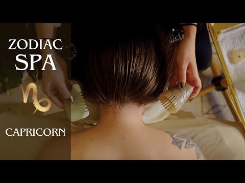 CAPRICORN ♑︎ ASMR Massage and Hair Brush for When You Need a Break [Real Person] [No Talking]