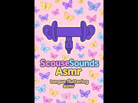 Tongue fluttering and ear licking asmr, to help you get a good nights sleep!!!!