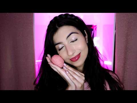 ASMR Acalmando o seu cérebro 🧠 | Cuidado, afirmações positivas e gatilhos visuais