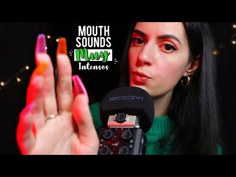 ASMR español MOUTH SOUNDS MUY INTENSOS en Tus Oidos 👄 (+ asmr visual)