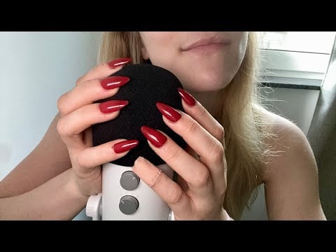 ASMR fast and aggressive scratching triggers 💙 100 % sleeptime