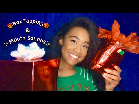 [ASMR] Giving You Christmas Gifts(Box Tapping)(Tapping ASMR)(Christmas ASMR) 🎁