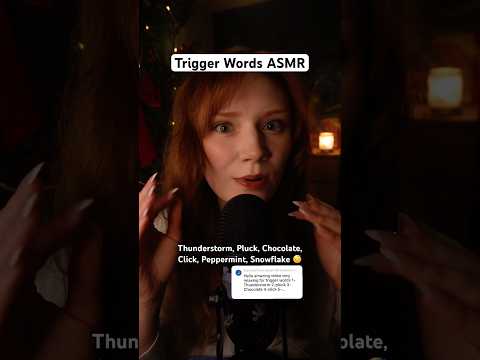 👆🏻Watch 2 long Trigger Words ASMR😍