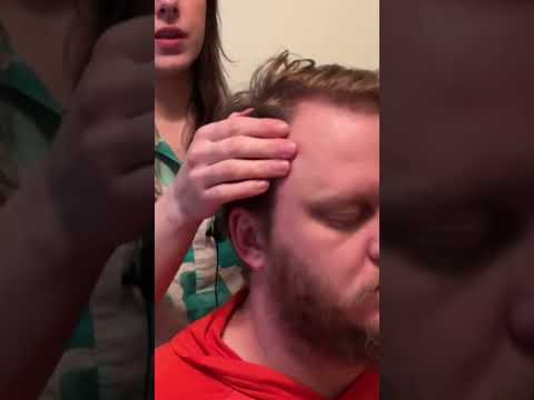 ASMR Pressure Point Head Massage #headscratching #headmassage #tingles #oddlysatisfying