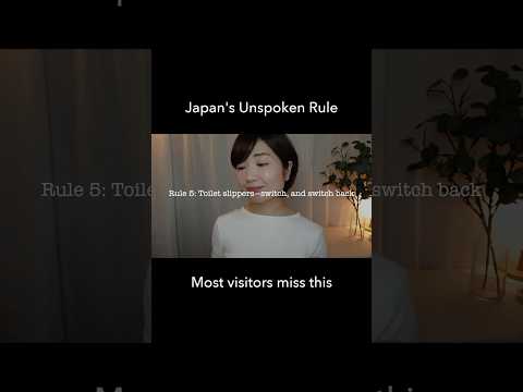 Japan’s Unspoken Rule ⑤: Toilet Slippers (ASMR)