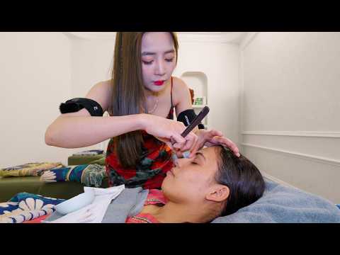 ASMR: IMPRESSIVE Massage Service at Jade007 Barbershop! (with Ear Cleaning and Shampoo)