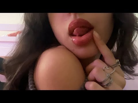 ASMR spit painting on you for 4 minutes