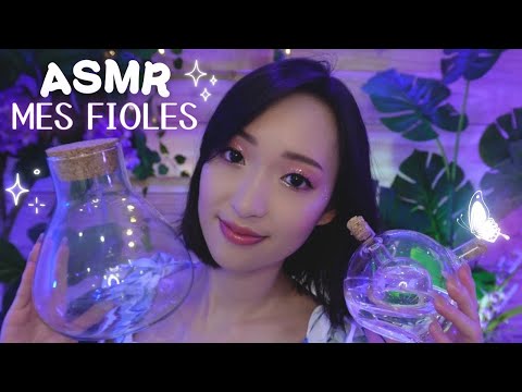 ASMR 🔮 Inventaire de mes fioles et flacons (ma collection 😍)