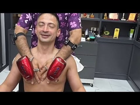 ✨ Relaxing ASMR Barber Experience | Haircut, Head Massage, Skincare & Hand Peeling 💆‍♂️✂️