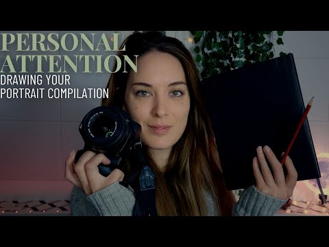 ASMR | Drawing Your Portrait | Soft Spoken | Roleplay Compilation