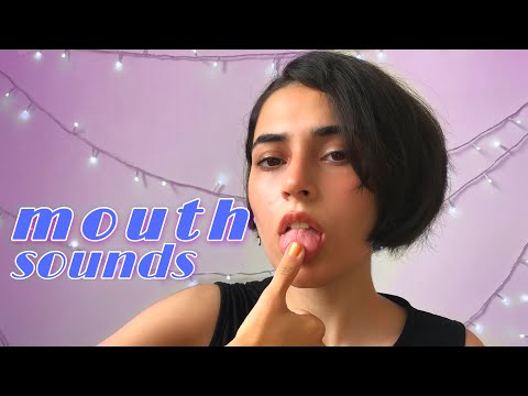 ASMR spit painting you / intense mouth sounds / ASMR no talking