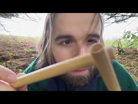guy does asmr outside 