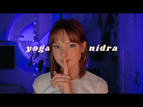 ASMR yoga nidra guided sleep meditation + gentle river soundscape