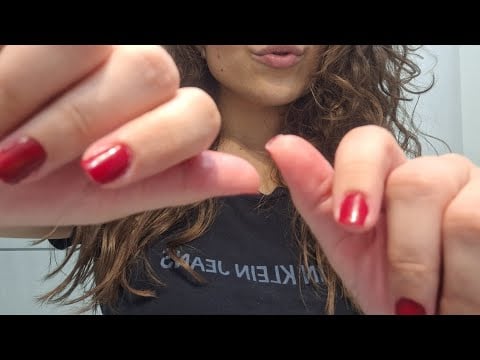 Asmr sons de mãos seco e molhado 👐 