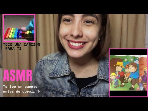 Asmr - Te leo un cuento y te toco una canción de cuna ⭐️