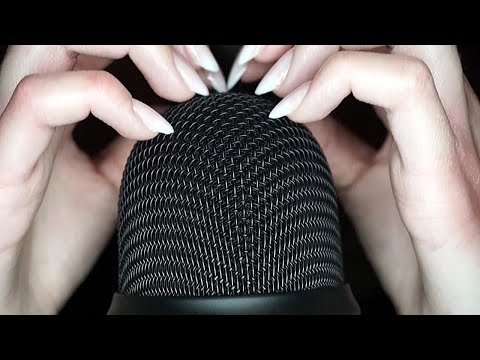 ASMR Deep Mic Scratching with Nails & Sharp Objects | With & Without Cover