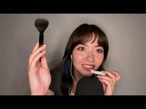 eng ASMR ☆ Blue Yeti マイクブラッシングと囁きで眠れる〜ｚZ | 耳フー ♡ 英語