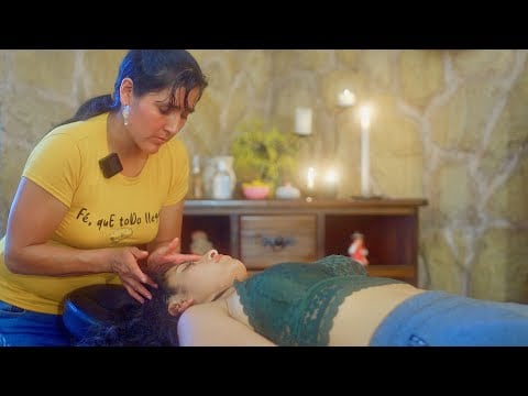 Esperanza's soft whispering ASMR massage by candle light - long format video💆🏻‍♀️