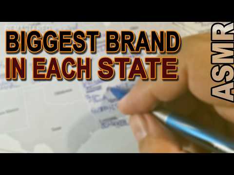 The Most Powerful Brands in Every U.S. State | ASMR Soft Spoken + Whispering