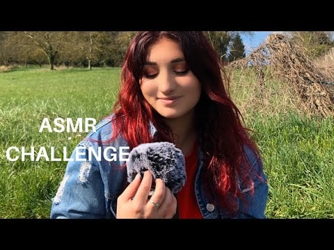 ASMR FRANÇAIS : CHALLENGE BY TINA ASMR - OUTDOOR & NO CUT CHALLENGE 😱😱