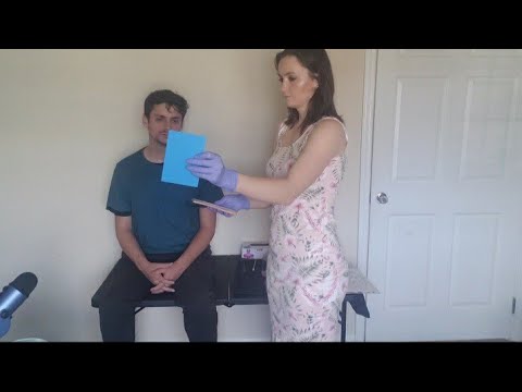 ASMR - FULL BODY Relaxing Checkup on a Real Person - Unintentional ASMR (Head, Ears, Eyes, Mouth)