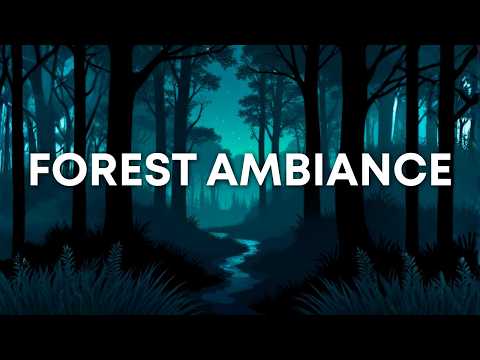 3 Hours Forest Wind Ambience:  Gentle Breeze & Light Thunder for Sleep and Focus