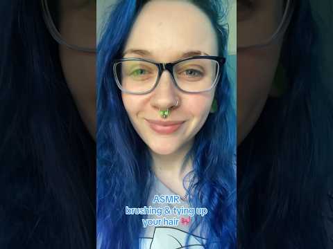 lovely soft hair 🥰(full vid on ✅⏰) #asmrpersonalattention #personalattention #asmr #shorts