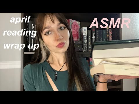 the five books i read in april 🌷📖 (rambling, page turning, sticky tapping)