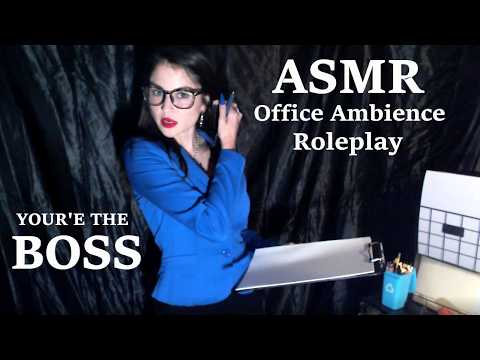 ASMR [Office Assistant Roleplay] | Typing | Pen Clicks | Page Flipping | Writing | Soft Spoken