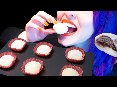 ASMR: Gooey Japanese Red Bean Mochi ~ Relaxing Eating Sounds [No Talking|V] 😻