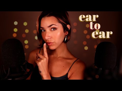 ASMR Closeup Ear-to Ear-Whispers For Your Sleep 🌙